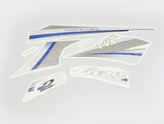 Sticker Set for Fiero F2 [ Blue Tank]-TVS