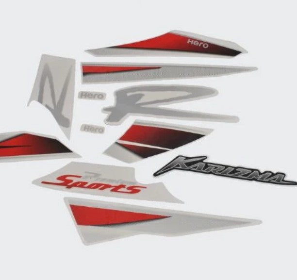 Sticker Set for Karizma R (Black Tank )  -HERO