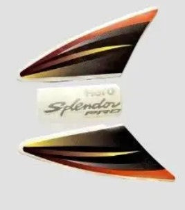 Sticker H.L.Firing for Hero Splendor Pro T2 [Brown Tank] -HERO