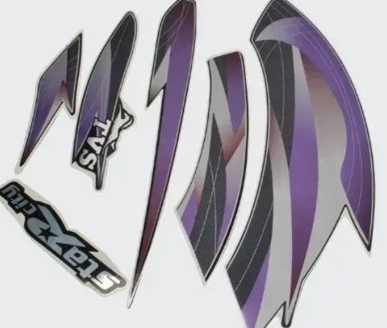 Sticker Set for Star City( N/M  N/M [Blk Tank-Prpl] )-TVS