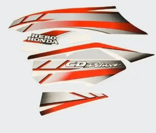 Sticker Set for Hero  CD-Deluxe T4 [Silver Tank-Red]-HERO
