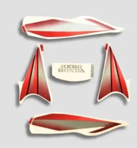 Sticker H.L.Firing for Splendor NXG 4/M [Red Tank]-HERO