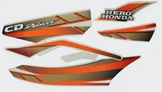 Sticker Set for Hero CD-Deluxe  T4 [Red Tank-Orange]-HERO