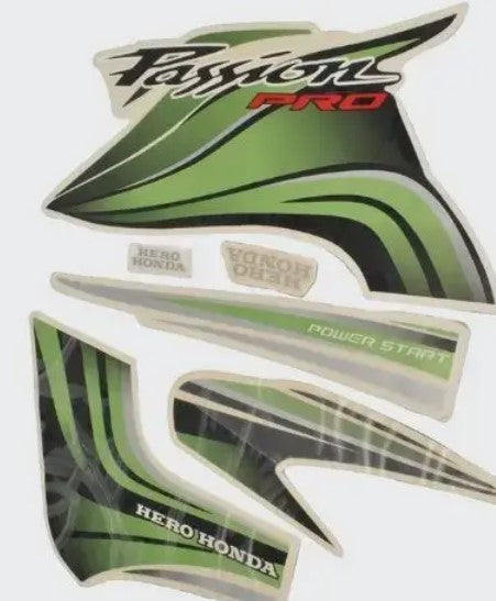 Sticker Set for Passion Pro [Green Tank-Green]-HERO