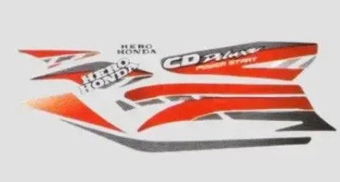 Sticker Set for Hero CD-Deluxe  T3 [Black Tank-Red] -HERO