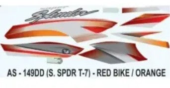 Graphics Sticker  for Splendor i3s(Type 7)-HERO
