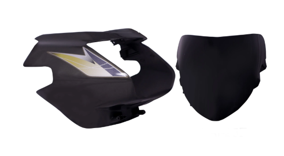 Head Light Visor/mask for tvs Star City (New Model)Grey-TVS