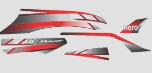 Sticker Set for HFDLX ( Black Red Tank)-HERO