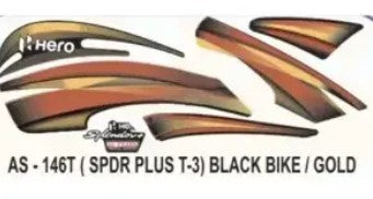 Graphics Sticker for hero SPLENDOR OLD/SPLENDOR PLUS-HERO