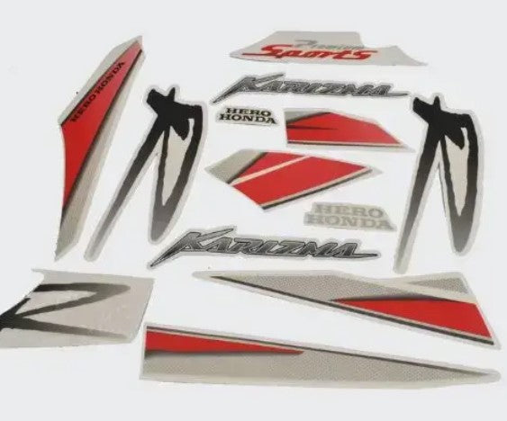 Sticker Set for Karizma.R( N/M White Tank)-HERO