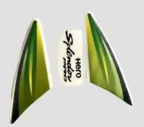 Sticker H.L.Firing for Hero Splendor Pro T2 [Green Tank] -HERO