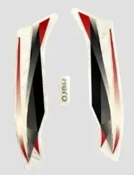 Sticker H.L.Firing for Hero Super Splendor  4/M [Red Tank]-HERO