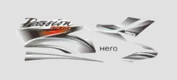 Sticker Set for Passion Pro T4 [White  Tank] -HERO