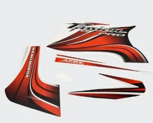 Sticker Set for Passion Pro T2 [Red Tank-Black] -HERO