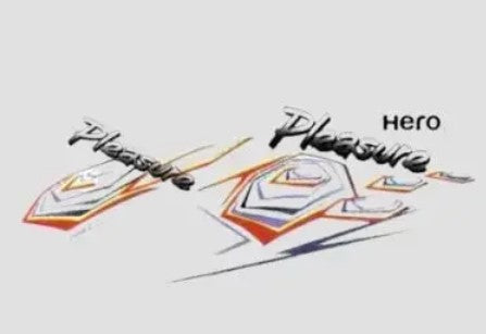 Sticker Set  for Pleasure T3 [White Shield]-HERO