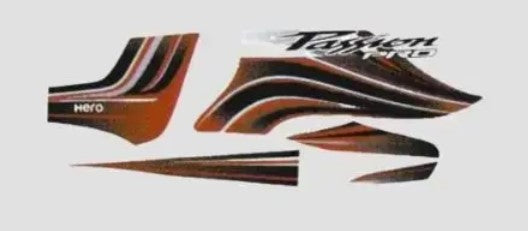 Sticker Set for Passion Pro T3 (Black Tank-Red)-HERO