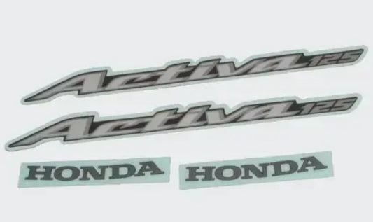 Sticker Set for Activa 125 [ Silver Shield]-ABK