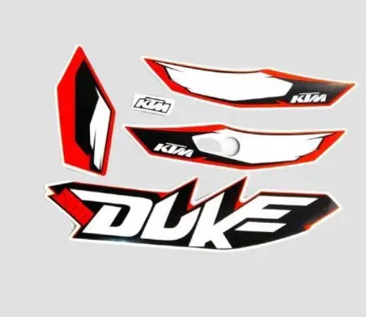 Sticker Kit for Ktm Duke 200( Black Orange )-KTM