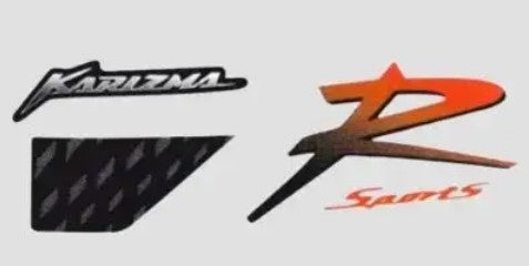 Sticker Set for Hero Karizma.R T3 [Black Tank]-HERO