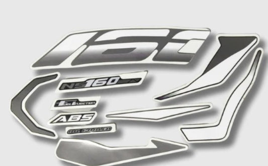 Sticker Set (Grey) (BS6) for Pulsar  NS 160-BAJAJ