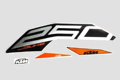 Sticker Kit for Ktm Duke 250(Silver Black)2022-KTM
