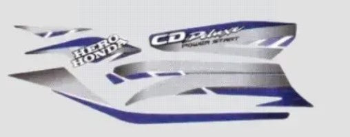 Sticker Set for Hero CD-Deluxe T3 [Black Tank-Blue]-HERO