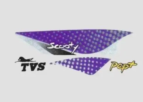 Sticker Set for Pep Plus T2 [  [Blue Shield]-TVS