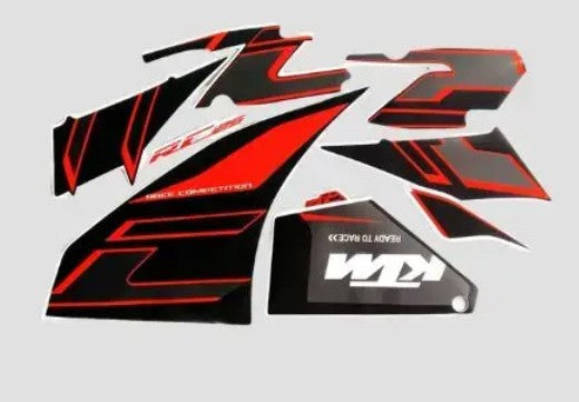 Sticker set for Ktm Rc 125(White Tank)2019-KTM