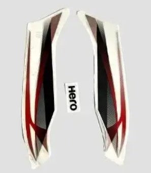 Sticker H.L.Firing Hero Super Splendor 4/M [Silver Tank]-HERO