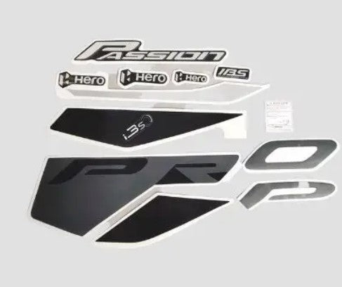Sticker Set for Passion Pro ( BS6) Black-HERO