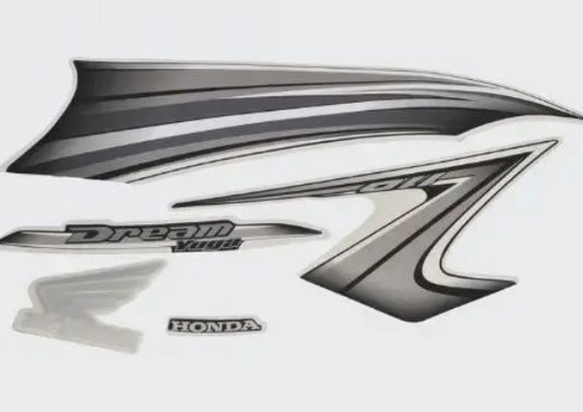 Sticker Set for  Yuga [Grey Tank]-HONDA
