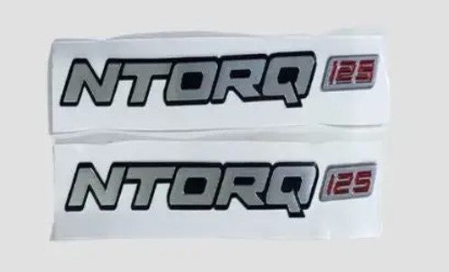 Sticker Monogram for [Silver]  Ntorq-TVS