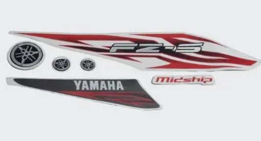 Sticker Set FZS for T4 [Yellow Tank)-YAMAHA