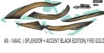 Graphics Sticker for hero SPLENDOR OLD/SPLENDOR PLUS-HERO