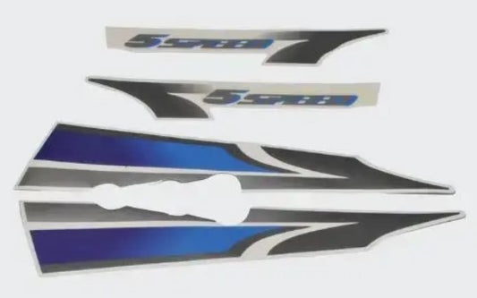 Sticker Set for  ('5'Speed ) RX135 [Red Tank]-YAMAHA